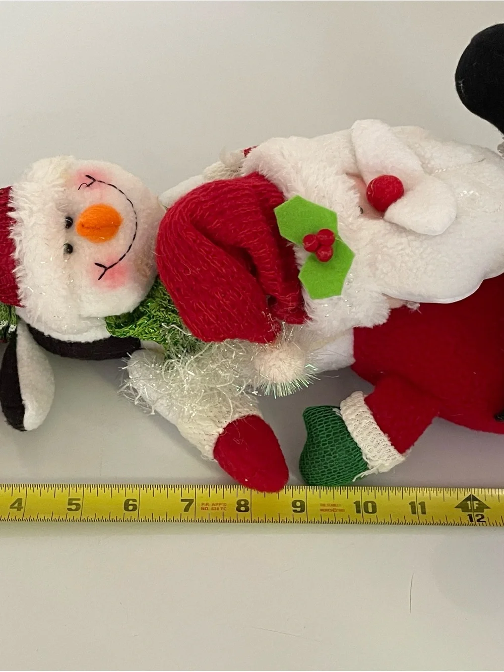 VTG Dan Dee Standing Christmas Seasonal Decor Snow Man Penguin Santa